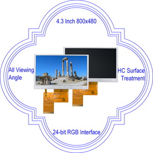 La mejor experiencia de exportación global Pantalla TFT de 4,3 pulgadas para equipos industriales Resolución 800X480 Módulo LCD de sistema de hogar inteligente - Product Image 3