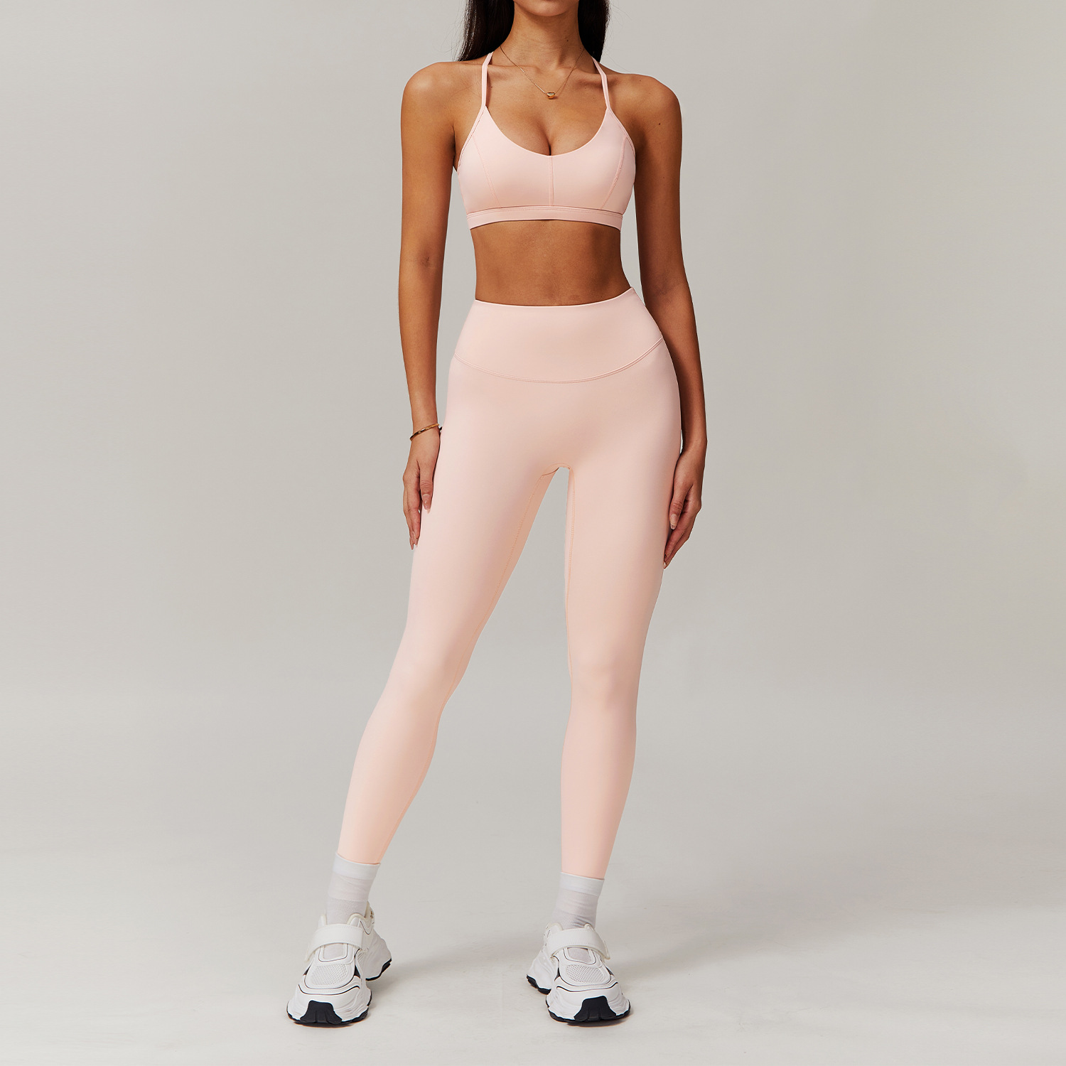 soutien-gorge + pantalon rose