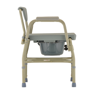 Adjustable Heavy Duty <strong>Commode</strong> Chair with Drop-Arm &amp; Extra Wide Seat Bathroom Toilet <strong>Commode</strong> - Product Image 3