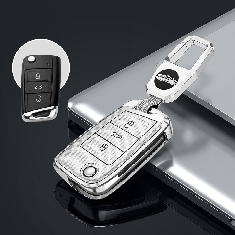 Silver+Key Ring
