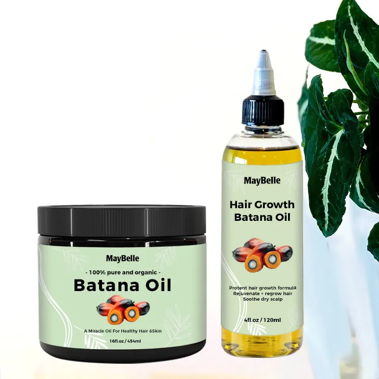 100% Raw Batana Oil Butter Skin Scalp Hair Use Miracle Growth Oil con buen aroma para hombres y mujeres