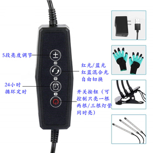 โคมไฟ LED 3วงกลม12วัตต์แบบมีความยืดหยุ่นคลิปหนีบมีช่องเสียบ USB สำหรับปลูกพืช - Product Image 6