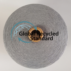 Ne 8/1 52/48 P/C ekru beyaz pamuk üreticisi çekirdek %  savlo geri dönüşümlü pamuk Polyester örgü ipliği