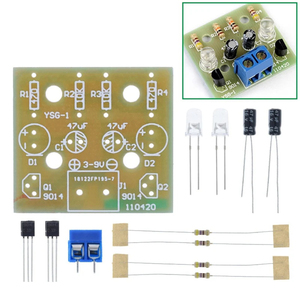 Simple LED Flash DIY <strong>Kits</strong> <strong>Circuit</strong> Electronics DIY Electronic Suite 1.2mm Parts Flash LED <strong>Kit</strong> Electronic DIY <strong>Kit</strong> - Product Image 4