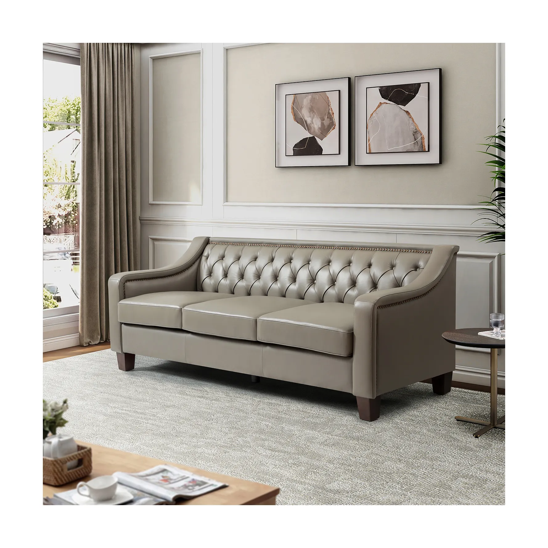 cheap contemporary chesterfield corner sofa modern modular for living room white sofa