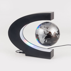 Factory Luminous 4 Inch World <strong>Earth</strong> Globe Map <strong>Led</strong> Magnetic Levitating Rotating Floating Globe//