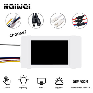 DC12V 60W Tuya Wireless Network LED Inductive Switches Mirror LCD Touch <strong>Sensor</strong> <strong>with</strong> <strong>Dimming</strong> <strong>Function</strong> Time Temperature Display - Product Image 3