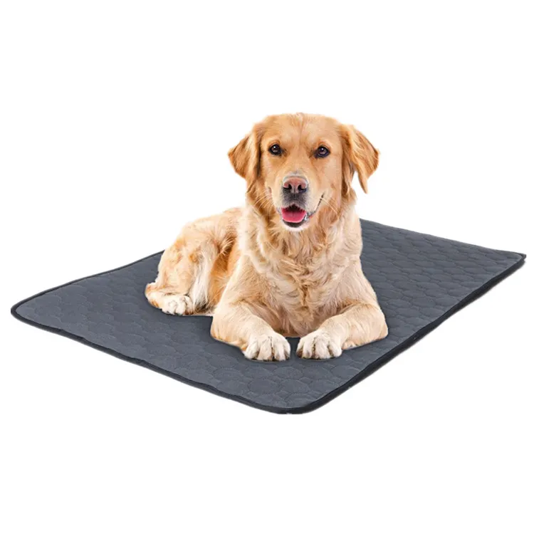 犬のおしっこパッド防水底付きの高吸収性再利用可能な洗えるペットトレーニングパッド