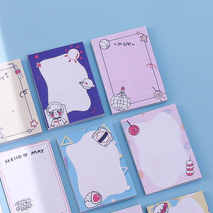 Baskı tasarımı 4 * 6in yazı notu pedleri Kawaii yapışkan notlar - Product Image 4