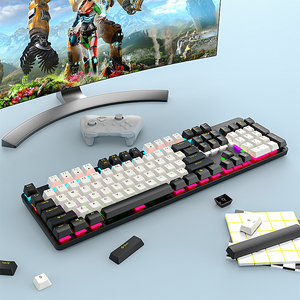 Custom Wired Mechanical <strong>Mouse</strong> Gamer Sem Fio 104 Keys Ergonomic <strong>Computer</strong> Rainbow Backlit Red <strong>Switch</strong> Gaming <strong>Keyboard</strong> <strong>Mouse</strong> Combos - Product Image 2