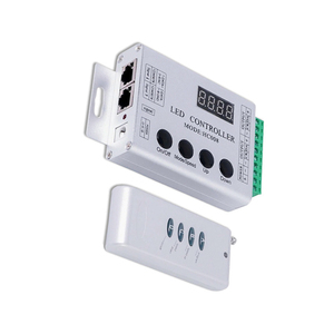 全彩色发光二极管控制器HC008 2048像素133模式，适用于5-24v可寻址RGB灯，带4键射频遥控器 - Product Image 3