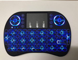 2,4G I8 Mini teclado inalámbrico I8 Air Fly Mouse retroiluminado inglés ruso Español Francés Control remoto para Android Tv Box - Product Image 3