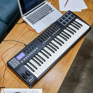 WORLDE PANDA49便携式49键USB MIDI键盘控制器8 RGB彩色背光垫 - Product Image 3