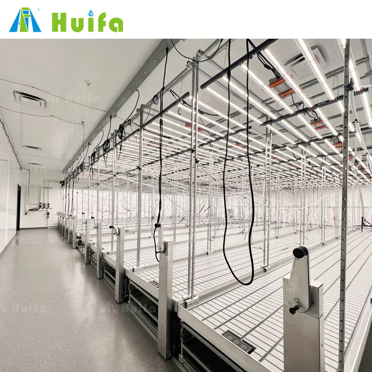 Estante de cultivo vertical Huifa, soluciones llave en mano, sistema completo de sala de cultivo interior controlado