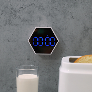 Fotografia Slfie luce con C5 cronometraggio sveglia a specchio LED orologio digitale studenti orologio Timer per calcolare il tempo - Product Image 6