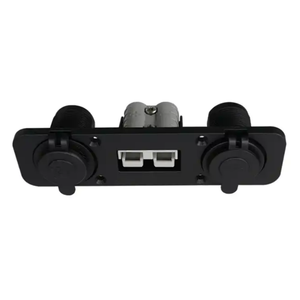 Çift USB tip C hızlı şarj QC3.0 + PD şarj soketi voltmetre paneli Anderson tarzı 50A Anderson tak ile gömme montaj - Product Image 5