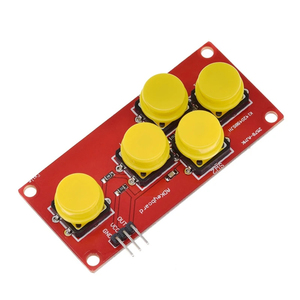 Teclado AD Simular Módulo de cinco teclas Botón analógico Sensor Placa de expansión - Product Image 4