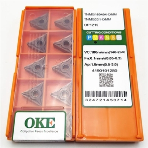 TNMG TNMG160404-OMM/TNMG160408-OMM OP1215 OKE Máy cắt CNC Chèn dao tiện cacbua nguyên bản dùng cho máy tiện - Product Image 3