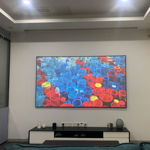 Pantalla de proyector de marco fijo ALR de 160 pulgadas y 1,1 ganancia, pantalla de proyección de rechazo de luz ambiental para proyector de largo alcance 8K - Product Image 3