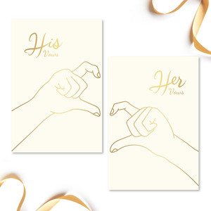 Wedding Journal Keepsake Renewal Gifts with Time Capsule His and Her <strong>Vow</strong> <strong>Books</strong> for Wedding