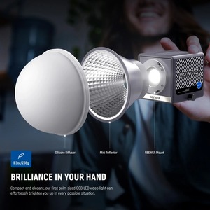 Für NEEWER HS60B 60W Mini-Video licht Tragbare zweifarbige COB-LED-Beleuchtung mit kontinuierlicher App-Steuerung für den fotografischen Gebrauch - Product Image 2