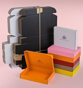 Takı ve kozmetik için 9x6x3 inç oluklu posta gönderim kutusu küçük nakliye kutusu - Product Image 6