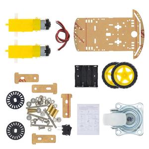 Motor Smart Robot Auto Chassis Kit Geschwindigkeit geber Batterie kasten 2WD Für Arduino