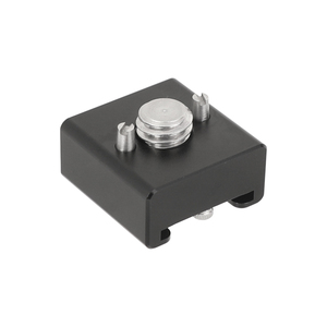CAMVATE 3/8&quot;-16 Cold Shoe Mount Adapter With <strong>ARRI</strong> Locating Pins for <strong>ARRI</strong> Standard Mounting Points for Universal Dslr <strong>Cameras</strong> - Product Image 2