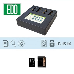 Duplicatore di schede di memoria Flash a (MS / CF / SD / MMC / USB) 7 unità CD duplicazione macchina lettura/cambio numeri CID - Product Image 3