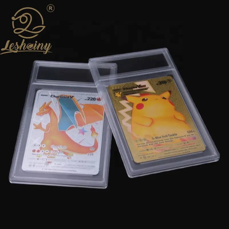 Leshiny heißer Verkauf 35pt leer Pokemones Sports Trading Graded Card Case Graded Card Slab für Pokemo-Karte