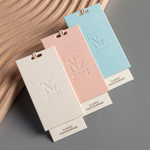 Fashions Price Tags With <strong>String</strong> Brand Labels Custom Tags <strong>High</strong> <strong>Quality</strong> Paper Hanging Labels - Product Image 3