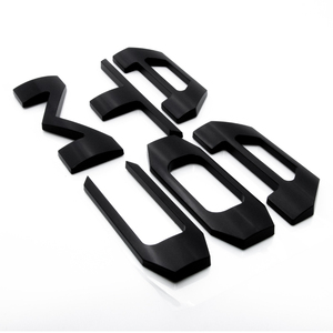 カーアクセサリー3D上げリアエンブレムデカール番号アルファベットテールゲート挿入文字バッジタコマ2024 <span class=keywords><strong>2025</strong></span>用カーエンブルバッジ