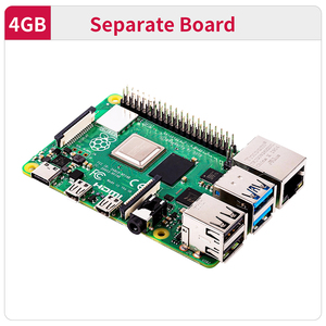 Ahududu Pi 4B 2GB 4GB 8GB kurulu ve çeşitli akıllı robotlar ve DIY proje AI öğrenme için başlangıç kiti