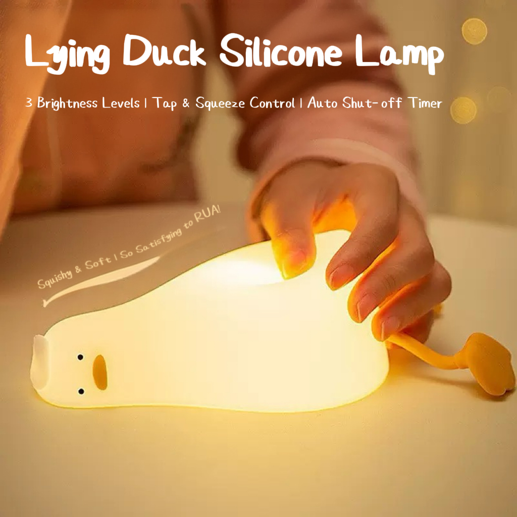 lying flat duck-warm light