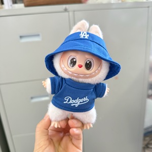 Labubu DodgersジャージーアウトフィットアクセサリーセットLabubuブラインドボックスに対応した教育玩具スタイリッシュなLA Labubu服 - Product Image 5
