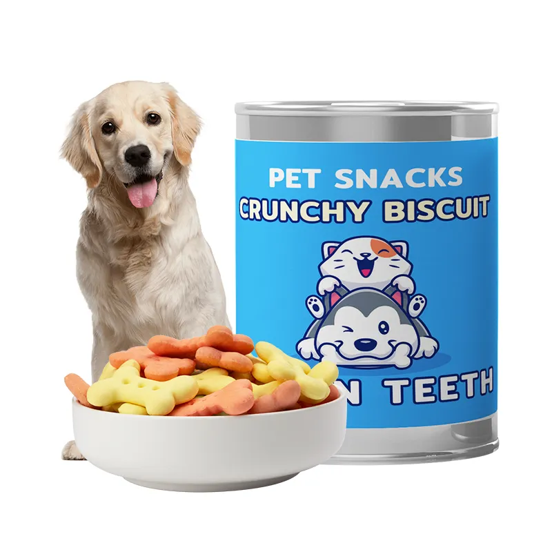 Venta al por mayor de comida para mascotas cachorro OEM vitamina Adición Nutrición Saludable Premium forma de hueso vegetal galletas golosinas para perros