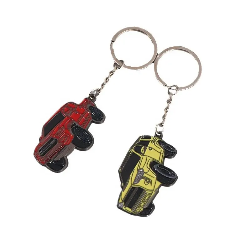 Porte-clés de voiture en métal 3D Porte-clés Porte-clés avec logo Accessoires automobiles Porte-clés en métal avec logo de voiture