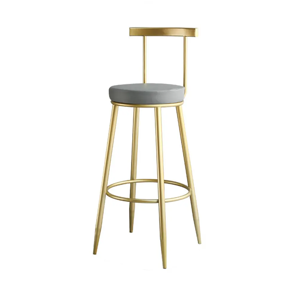 2023 Industrial Design Customized Metal Frame Wooden Seat 29" height high Restaurant Kitchen and dining Bar stool chairs