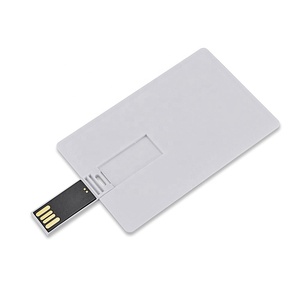 名片闪存驱动器免费标志印刷填充光信用卡u盘2.0 - Product Image 1