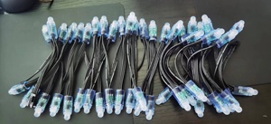 ไฟประดับคริสต์มาสแบบพิกเซล LED WS2811กันน้ำสายสีดำปรับแต่งได้ IP68 12V รับประกัน2ปี - Product Image 2