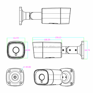 Cámara IP CCTV tipo bala con visión nocturna, dispositivo de Audio PoE incorporado, Starlight, 4K - Product Image 5