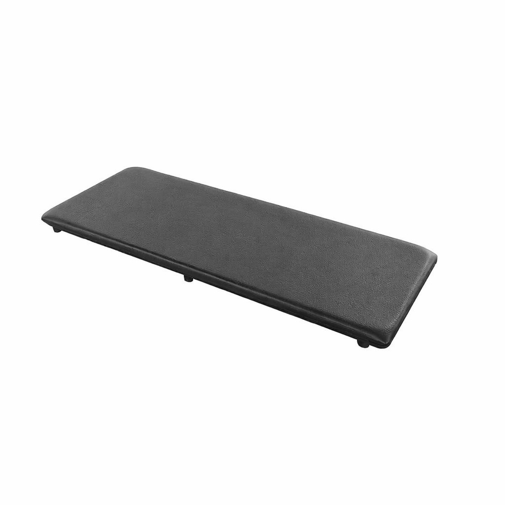 Dark gray leather