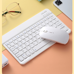 Miniteclado y ratón delgado de 7 pulgadas para tableta, teclado inalámbrico para teléfono Android, ruso y español, 2022 - Product Image 5