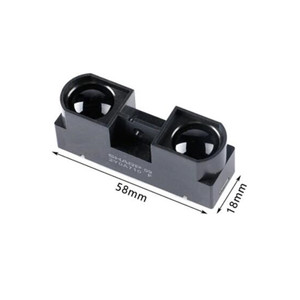Taidacent-Sensores de distancia con Cable IR infrarrojo, módulo de Sensor de rango, 100-550CM, 2Y0A710K GP2Y0 5V, GP2Y0A710K0F