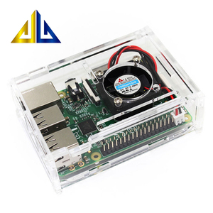 <strong>Raspberry</strong> <strong>Pi</strong> <strong>Raspberry</strong> <strong>Pi</strong> <strong>3</strong>/4 generation B+ acrylic shell compatible fan installation assembly shell - Product Image 2