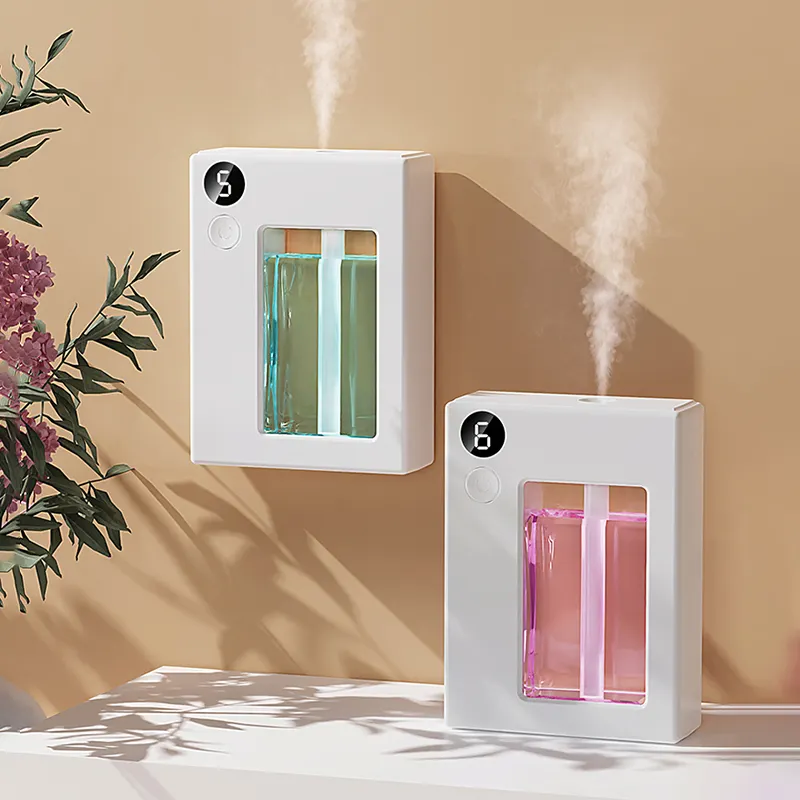 미니 휴대용 가정용 스마트 자동 향수 분무기 공기 청정기 화장실 용 벽걸이 형 에센셜 오일 아로마 디퓨저