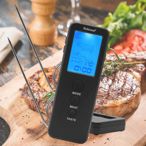 Factory Direct Supply Cooking Thermometer Bbq Digital Barbecue Meat Electronic Table Thermometers with <strong>Timer</strong> <strong>LED</strong> Back Light - Product Image 5