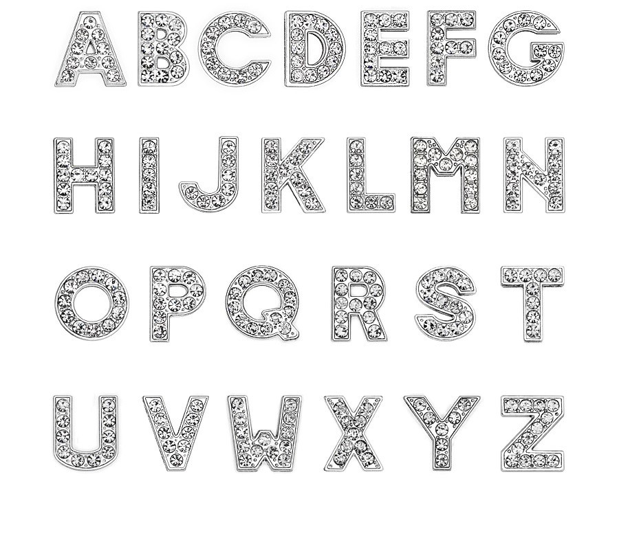 Chrome-colored Diamond A-Z