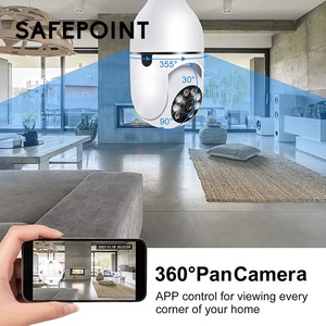 360 gradi panoramica Mini rete di sicurezza domestica CCTV telecamera HD visione notturna 2MP CMOS PTZ funzione-fiala lampadina senza fili - Product Image 5