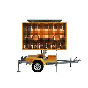 VMS variable Message Board tragbarer Anhänger digitale LED-Anzeige Verkehrs sicherheits meldung P10 - Product Image 4